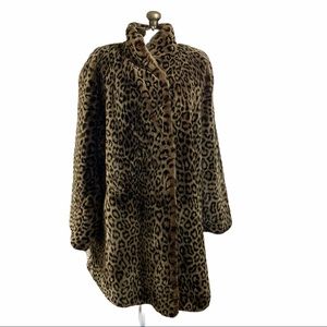 Leopard Faux Fur Coat
